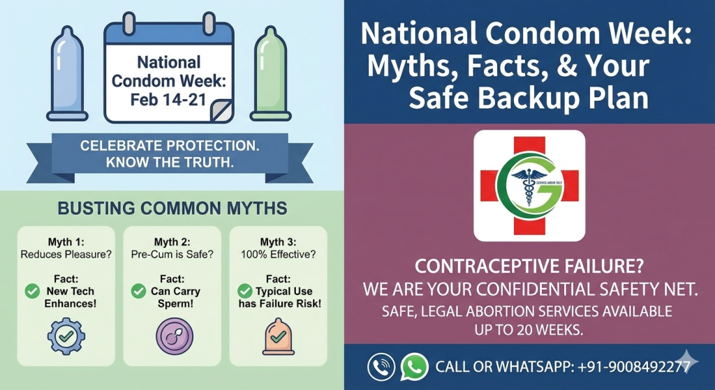 National Condom Week: Safe, legal & confidential abortion if condom fails